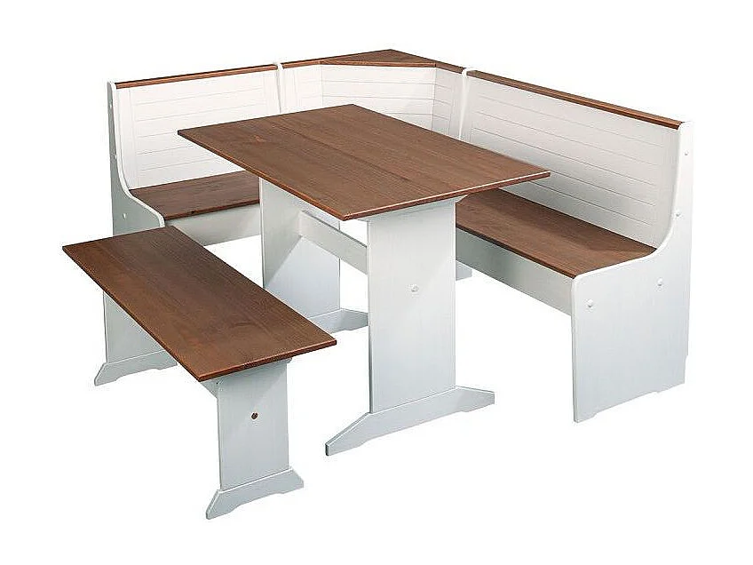 Banc Design en Bois "Terland" 110cm Blanc