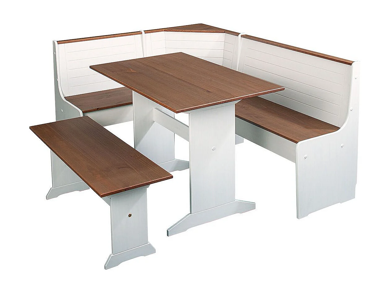 Banc Design en Bois "Terland" 110cm Blanc