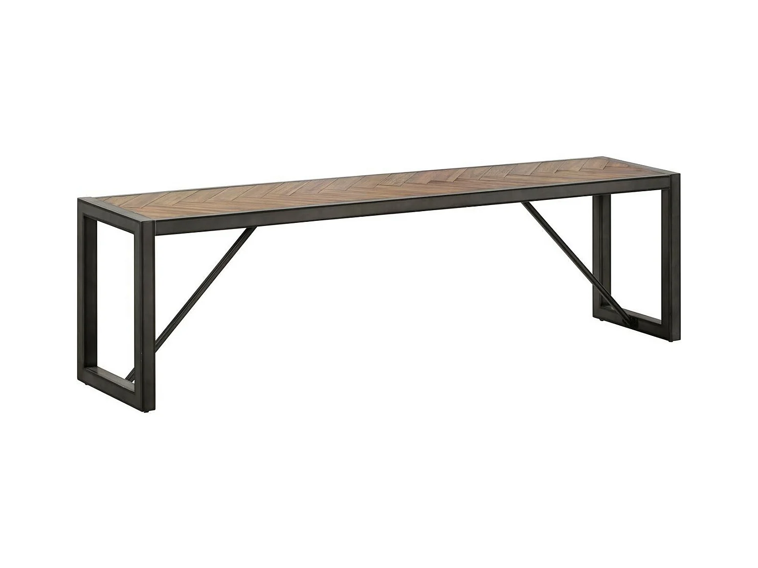 Banc Design en Bois "Suony" 168cm Marron