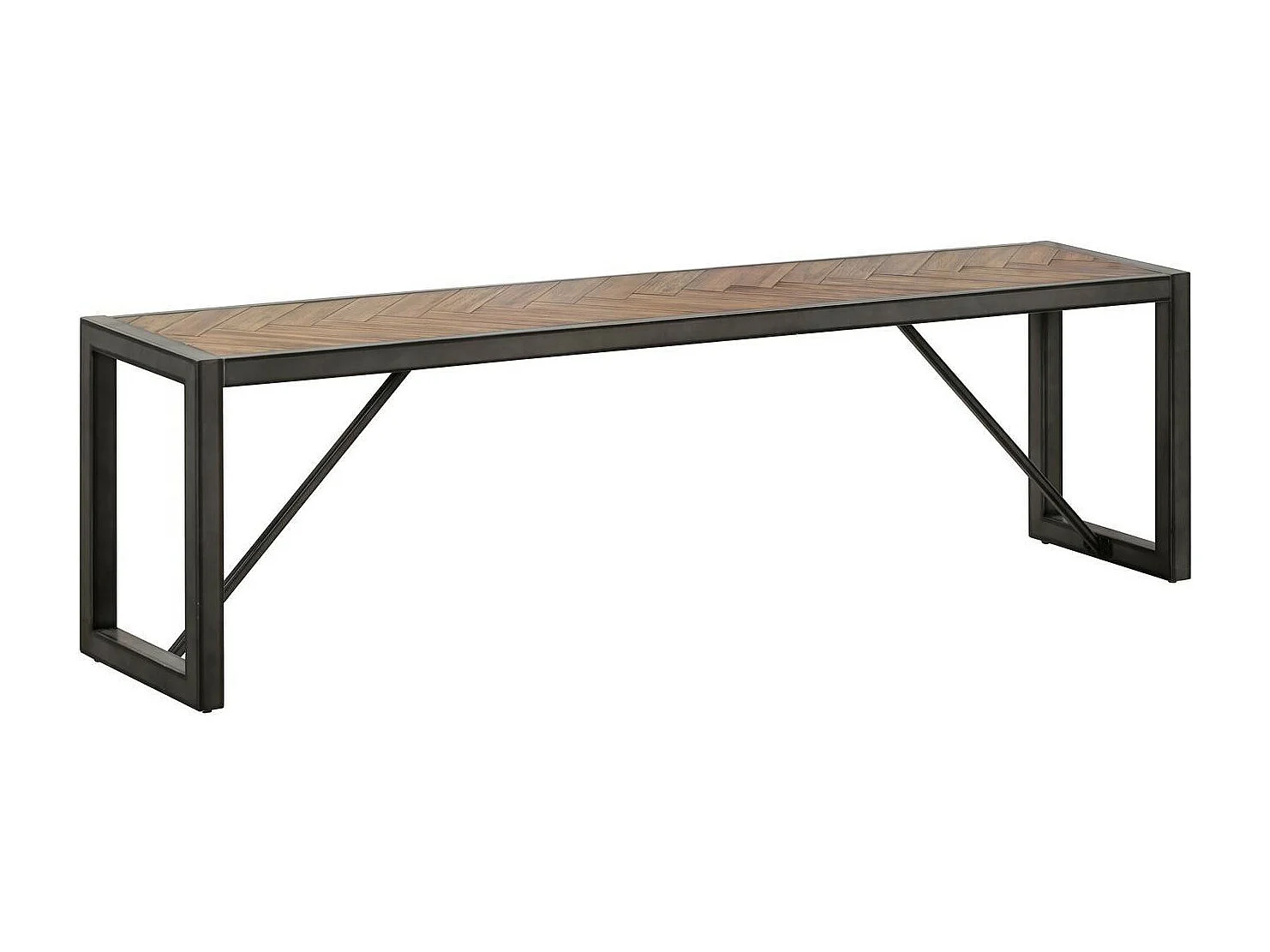 Banc Design en Bois "Suony" 168cm Marron