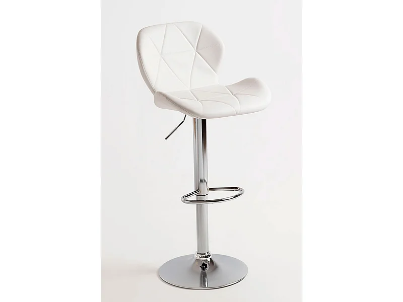 Lote de 2 Taburetes Pentagone - Blanco