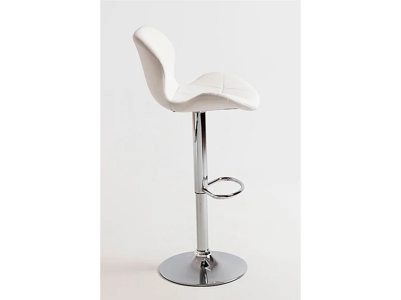 Lote de 6 Taburetes Pentagone - Blanco