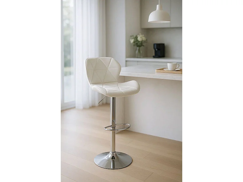 Taburetes Cocina - Taburete Pentagone - Blanco