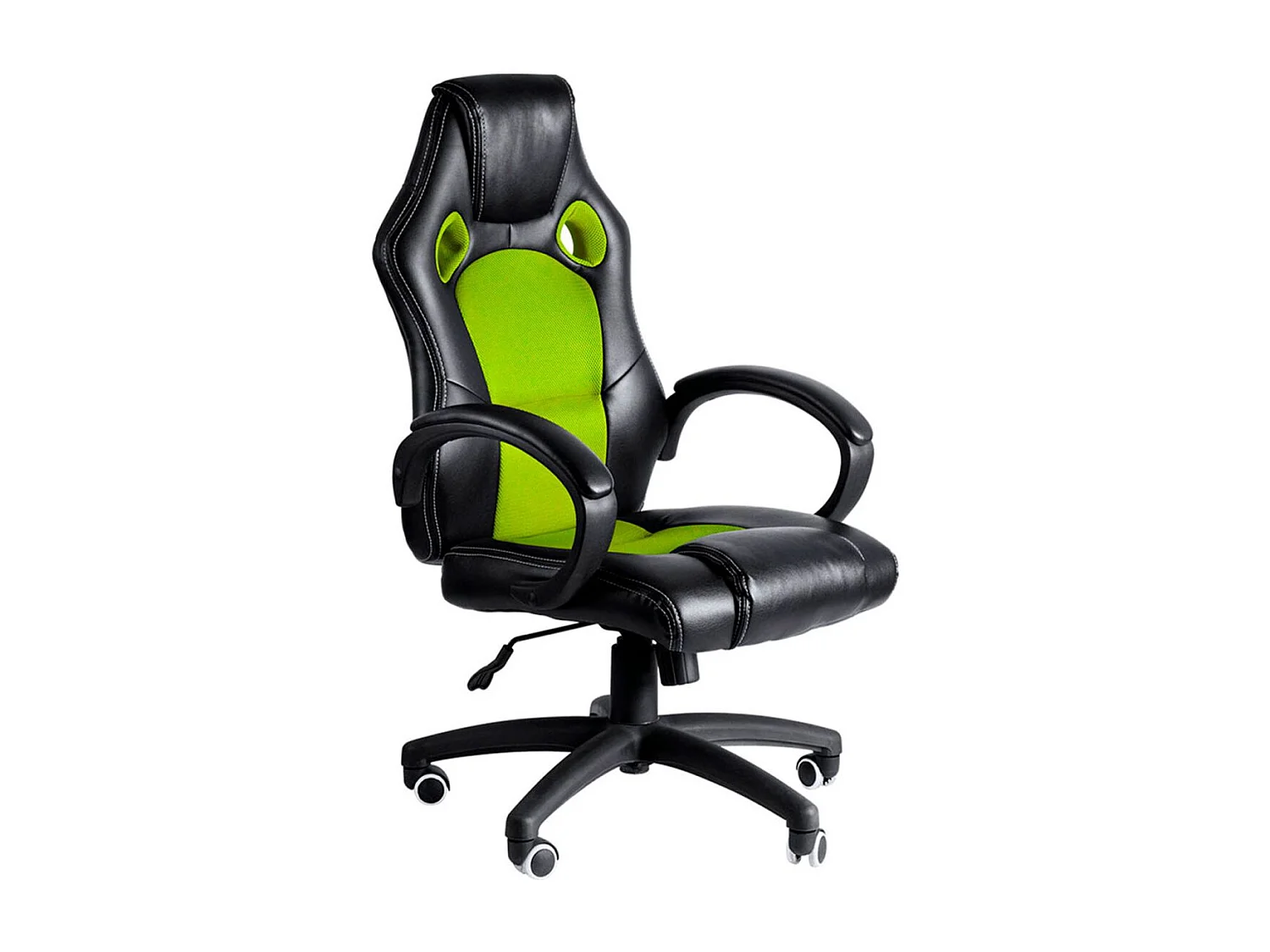 Silla Gaming Pro - Verde y Negro - Máxima Ergonomía - Ideal para sesiones de Gaming