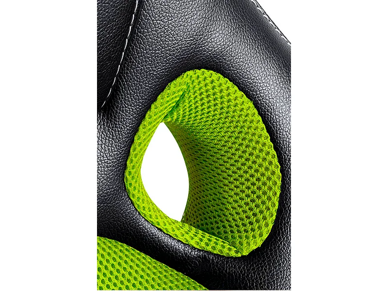Silla Gaming Pro - Verde y Negro - Máxima Ergonomía - Ideal para sesiones de Gaming