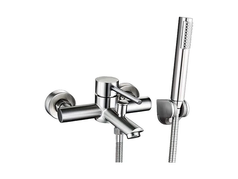 Conjunto grifo bañera con ducha monomando CHACAO cromado