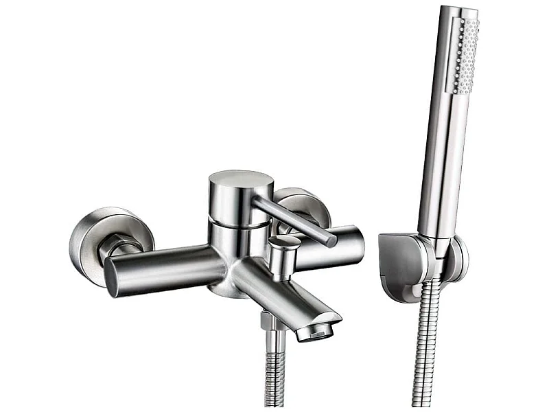 Conjunto grifo bañera con ducha monomando CHACAO cromado