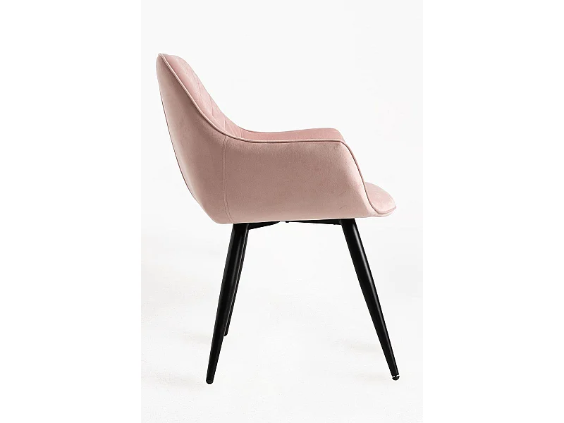 Sillas Comedor - Silla Kres Terciopelo - Rosa