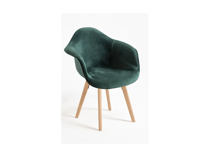 Packs Sillas Comedor - Pack 6 Sillas Belu Terciopelo - Verde