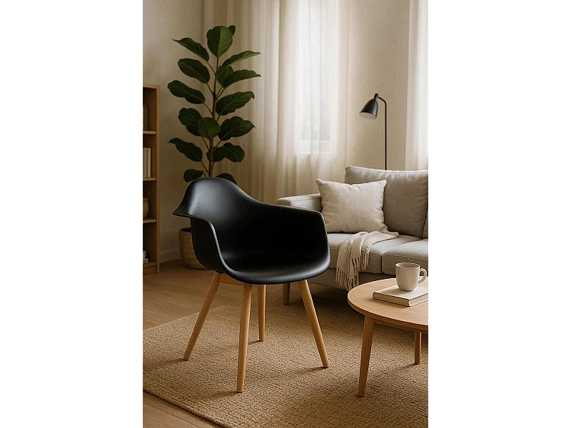 Sillas Comedor - Silla Belu - Negro