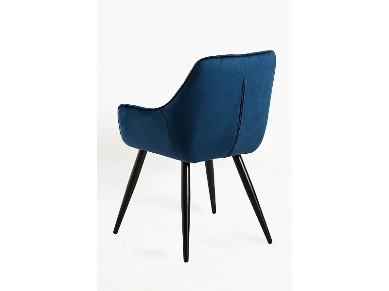 Sillas Comedor - Silla Kres Terciopelo - Azul