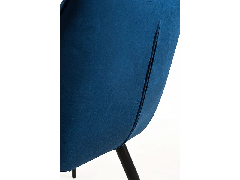 Sillas Comedor - Silla Kres Terciopelo - Azul