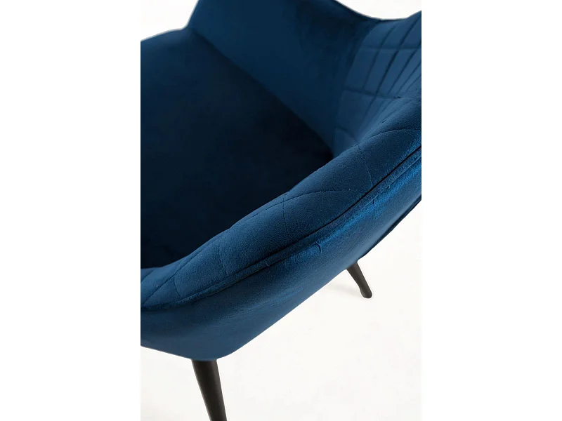 Sillas Comedor - Silla Kres Terciopelo - Azul