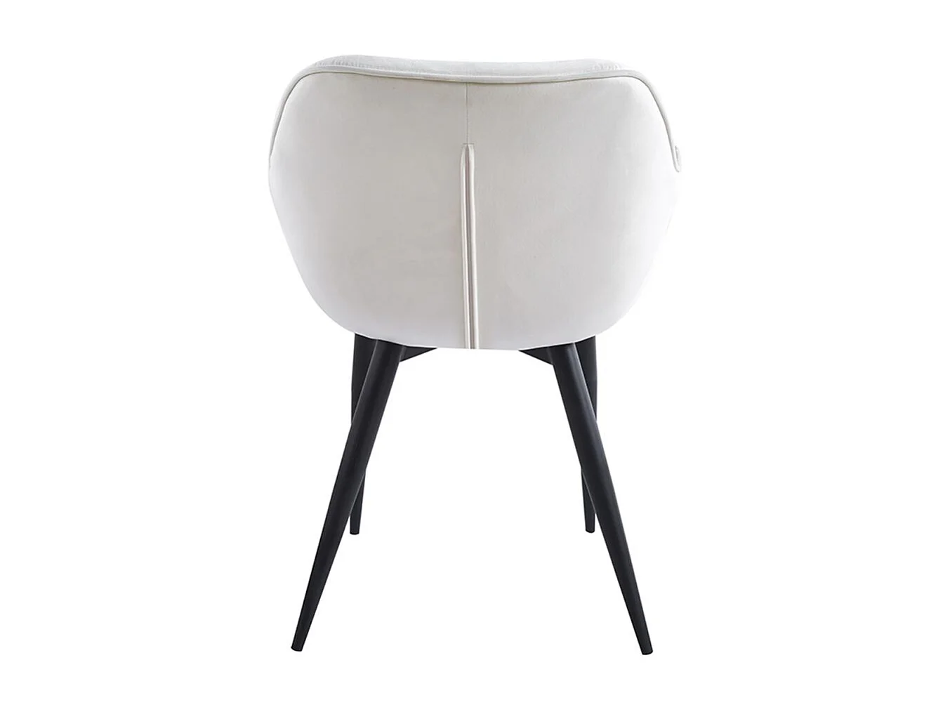 Sillas Comedor - Silla Zandel Black Terciopelo - Beige