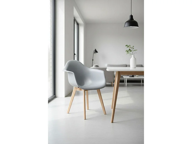 Sillas Comedor - Silla Belu - Gris claro
