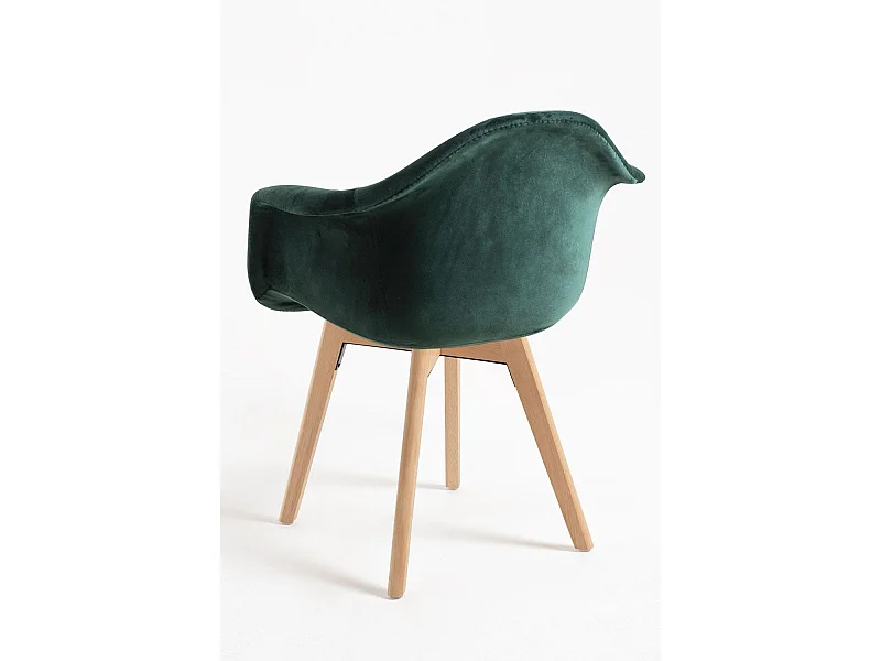 Packs Sillas Comedor - Pack 4 Sillas Belu Terciopelo - Verde