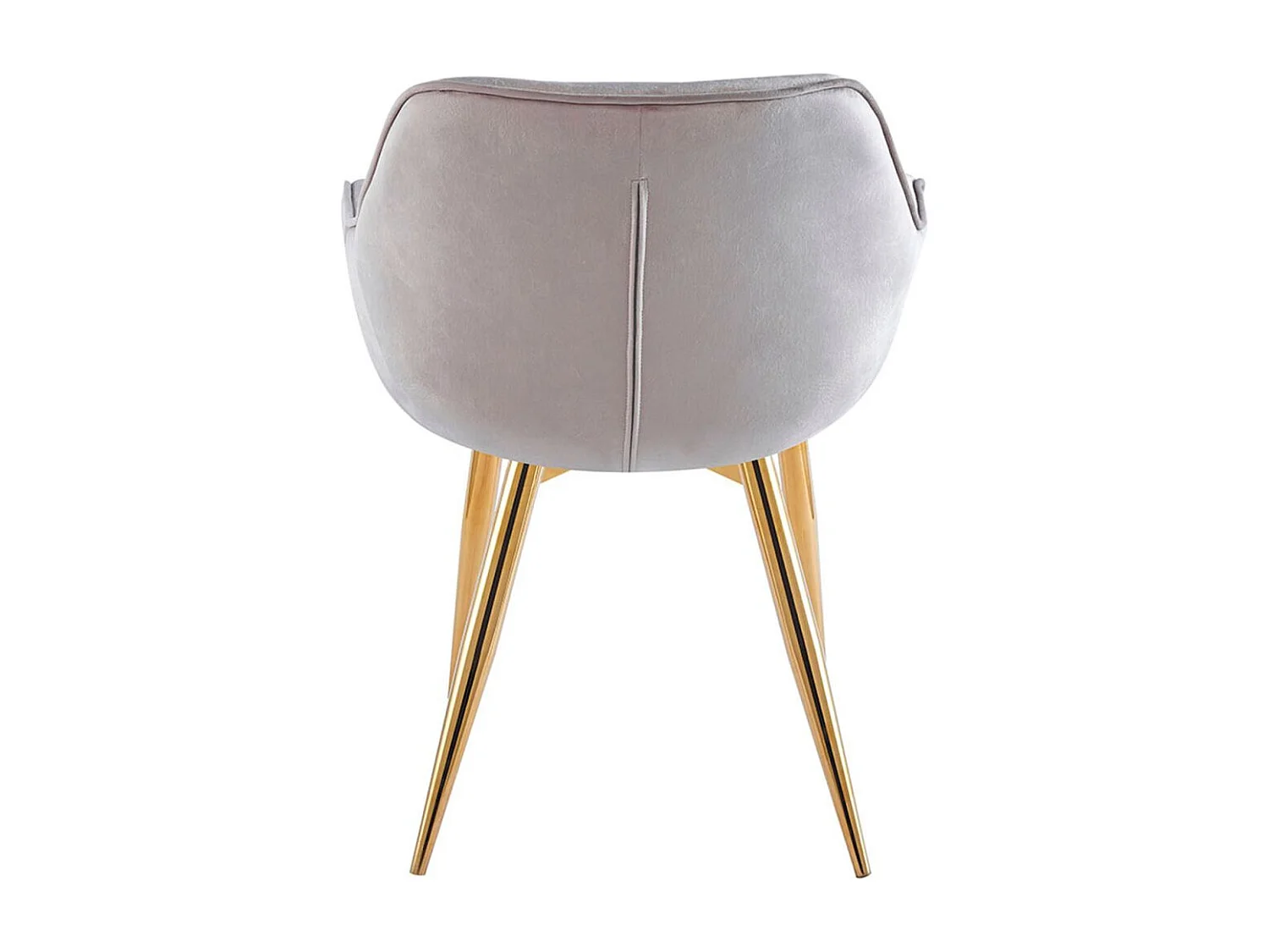 Sillas Comedor - Silla Zandel Golden Terciopelo - Gris