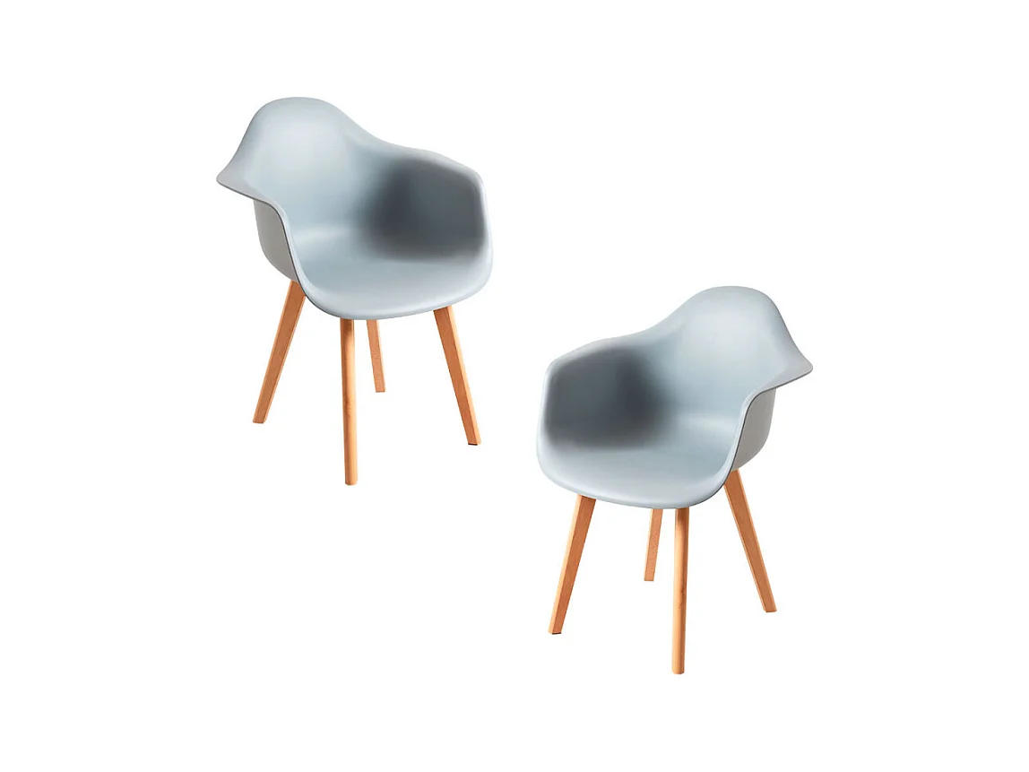 Packs Sillas Comedor - Pack 2 Sillas Belu - Gris claro