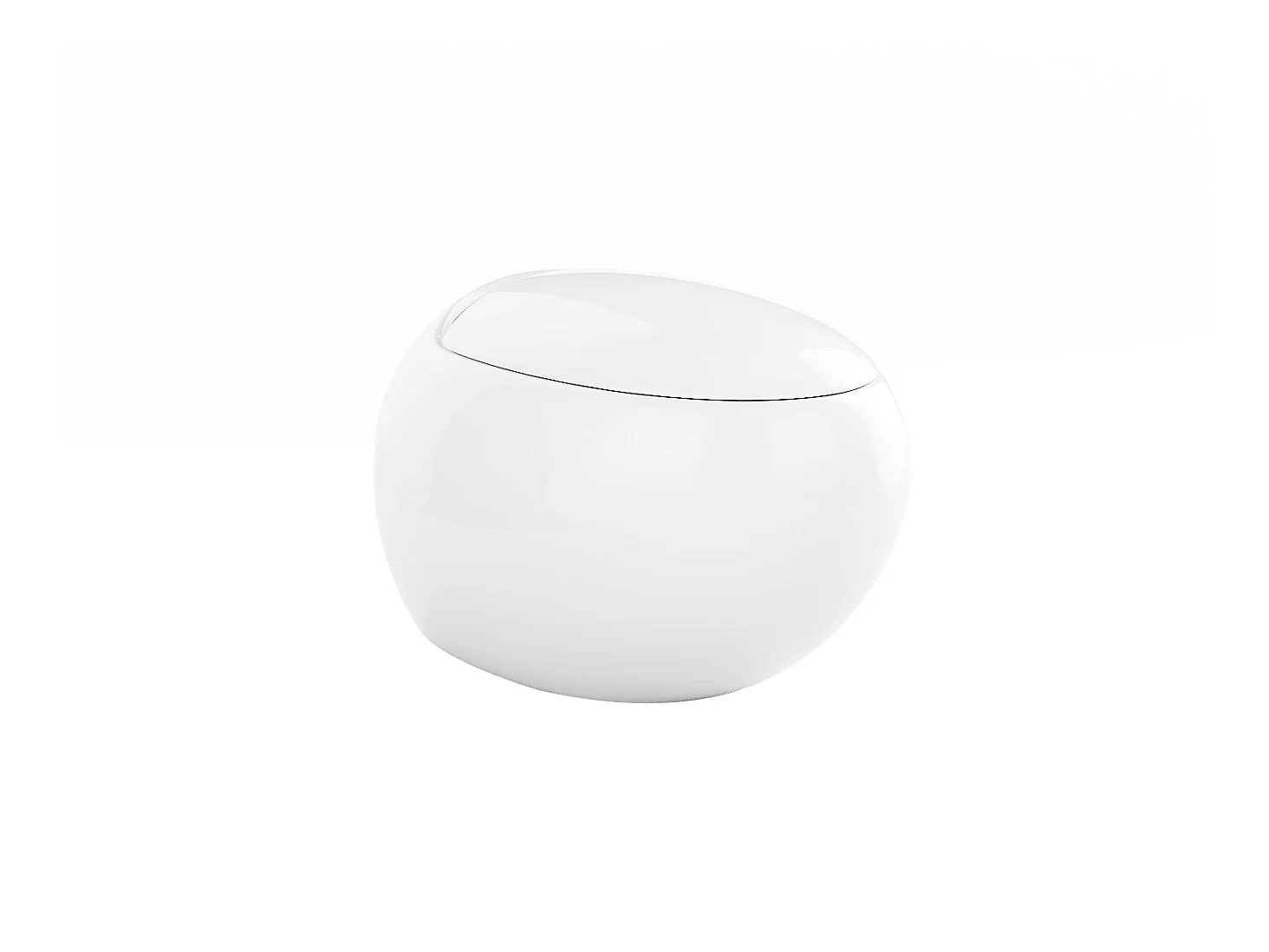 Pack de inodoro flotante de cerámica blanco con bastidor decorativo - HURO II