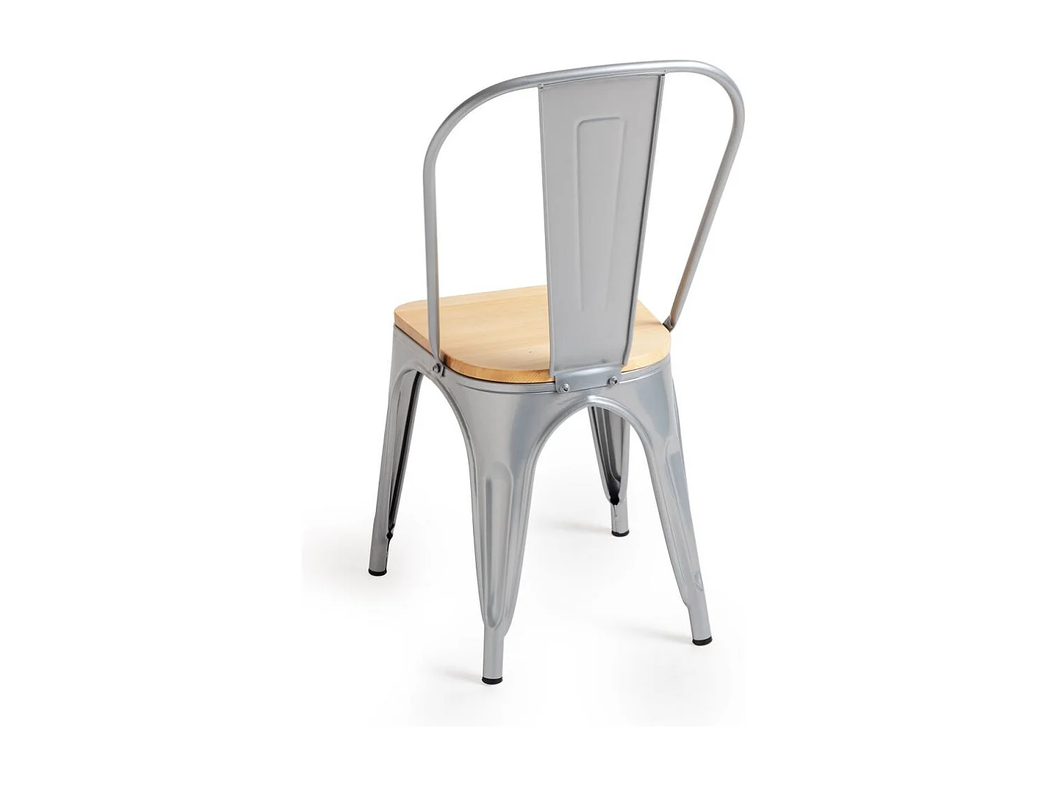 Packs Sillas Comedor - Pack 6 Sillas Torix Madera Natural - Gris metalizado