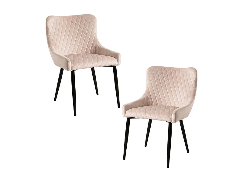 Packs Sillas Comedor - Pack 2 Sillas Sanda Terciopelo - Beige