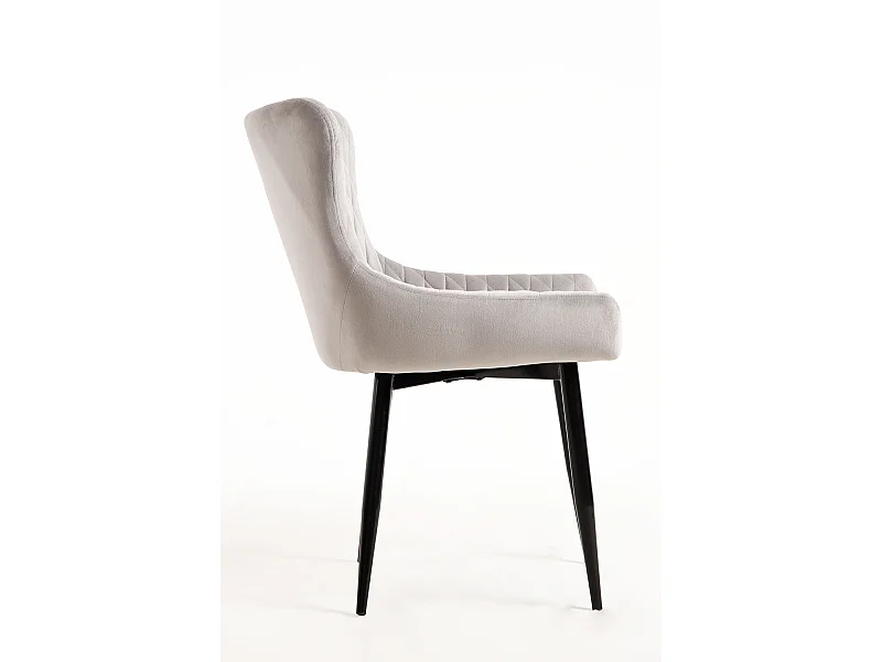 Packs Sillas Comedor - Pack 4 Sillas Sanda Terciopelo - Gris