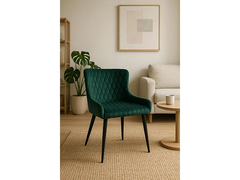 Sillas Comedor - Silla Sanda Terciopelo - Verde
