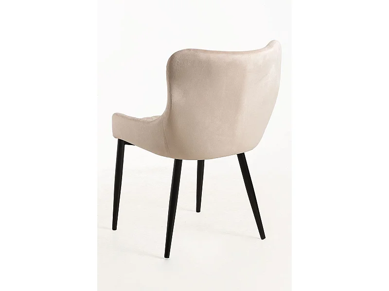 Sillas Comedor - Silla Sanda Terciopelo - Beige