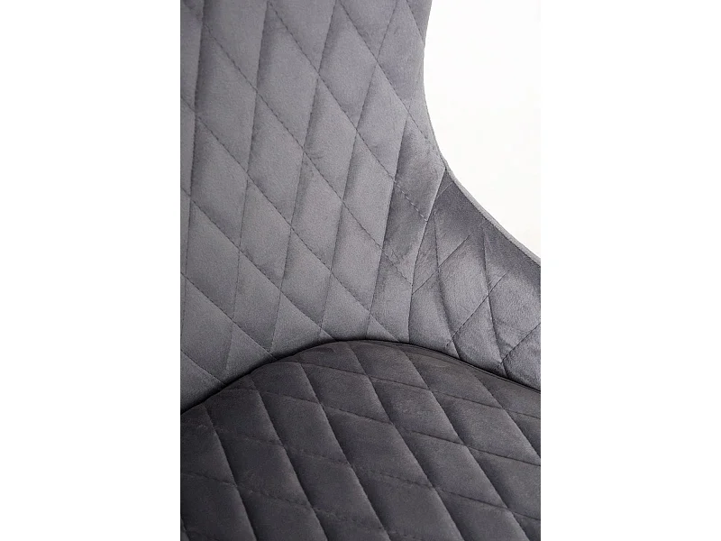 Sillas Comedor - Silla Sanda Terciopelo - Gris oscuro