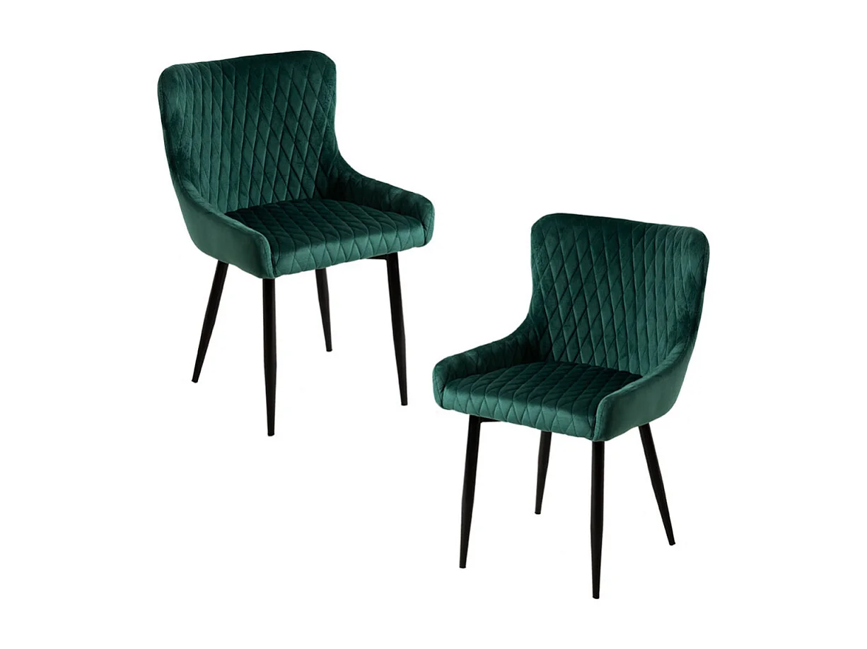 Packs Sillas Comedor - Pack 2 Sillas Sanda Terciopelo - Verde