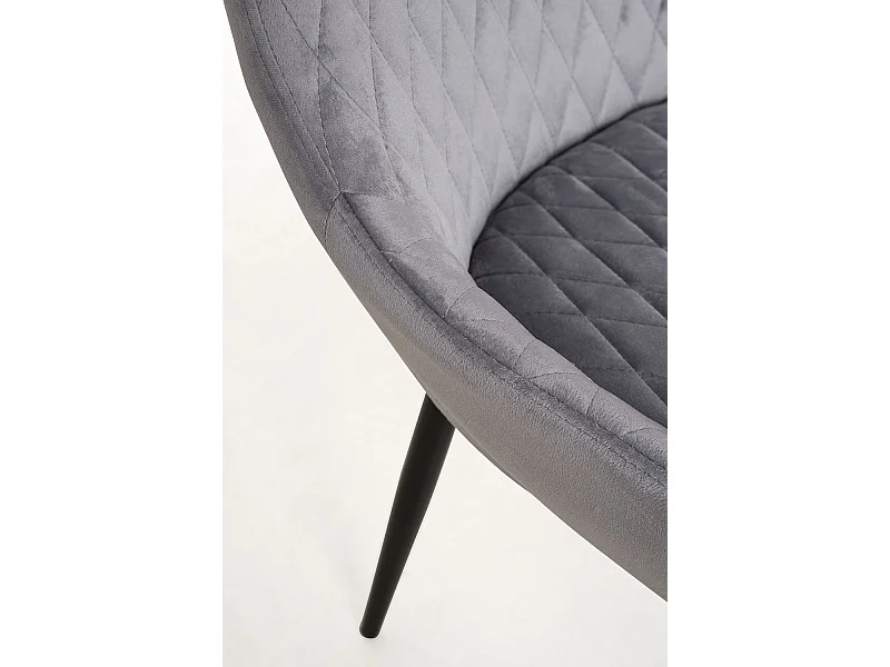 Packs Sillas Comedor - Pack 2 Sillas Sanda Terciopelo - Gris oscuro