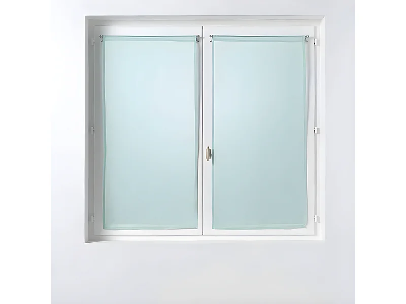 Paire de Voilages "Sandra" 60x160cm Menthe