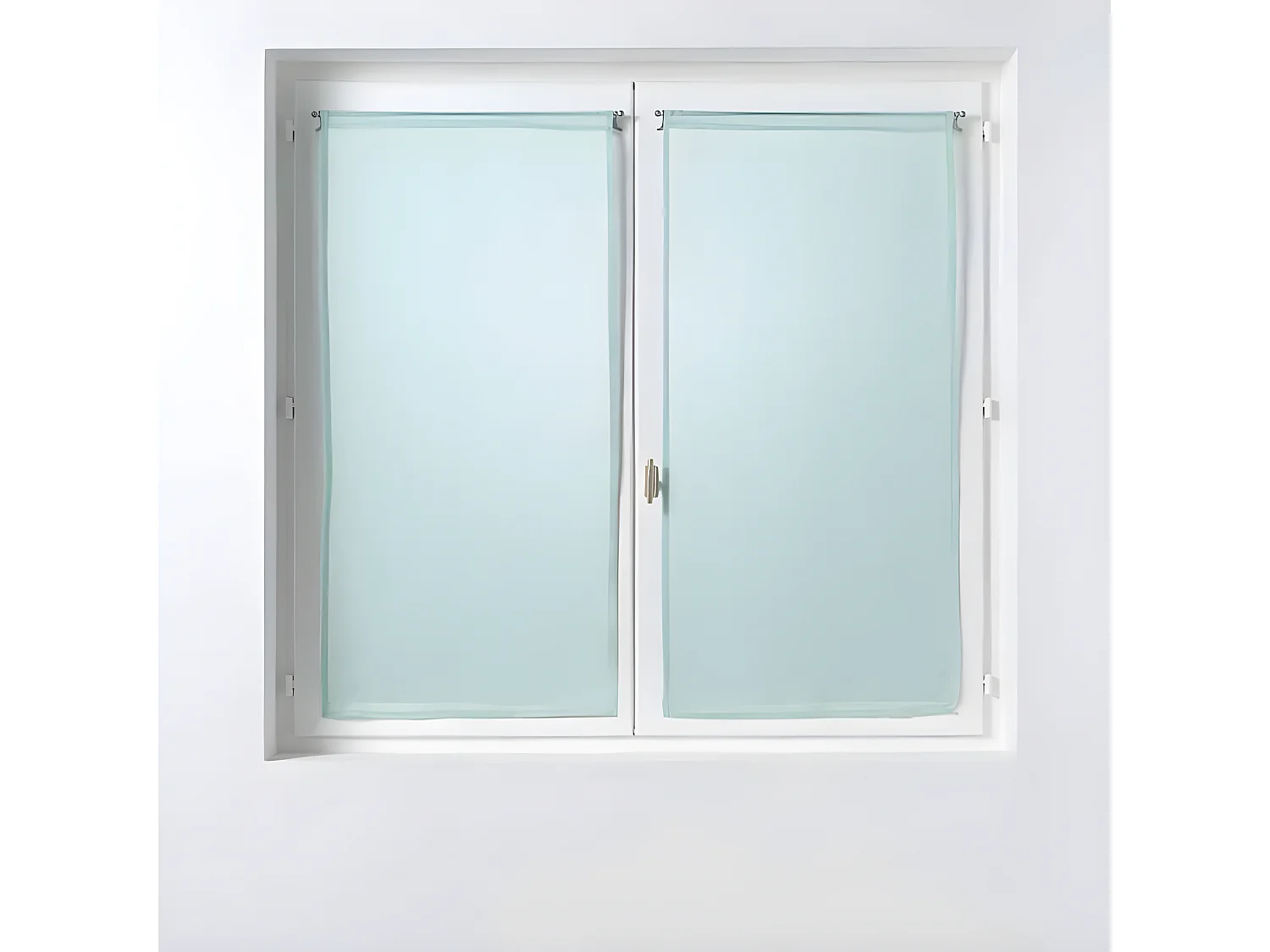 Paire de Voilages "Sandra" 60x160cm Menthe