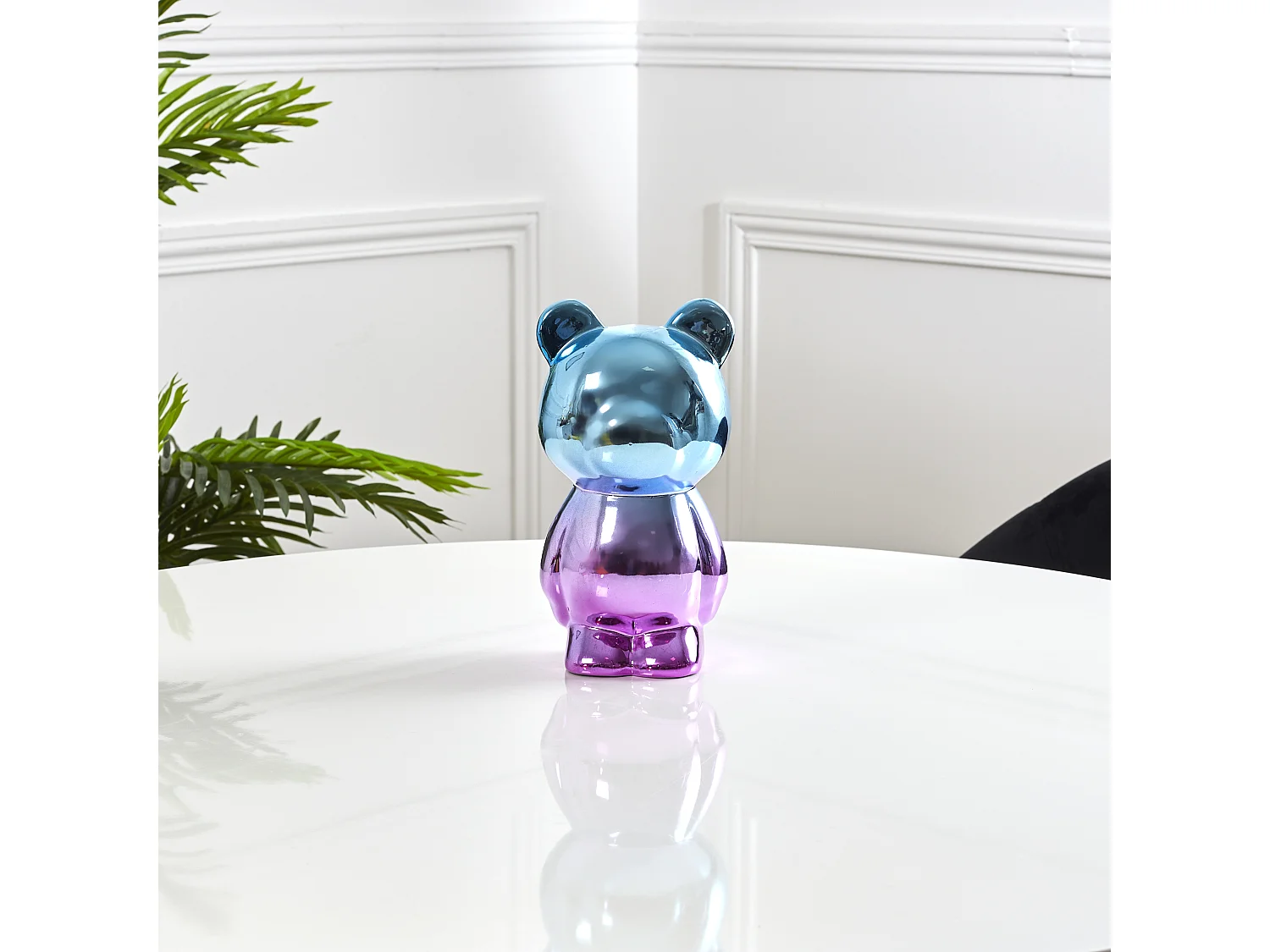 Crazy Electroplate H21.5cm Multicolore