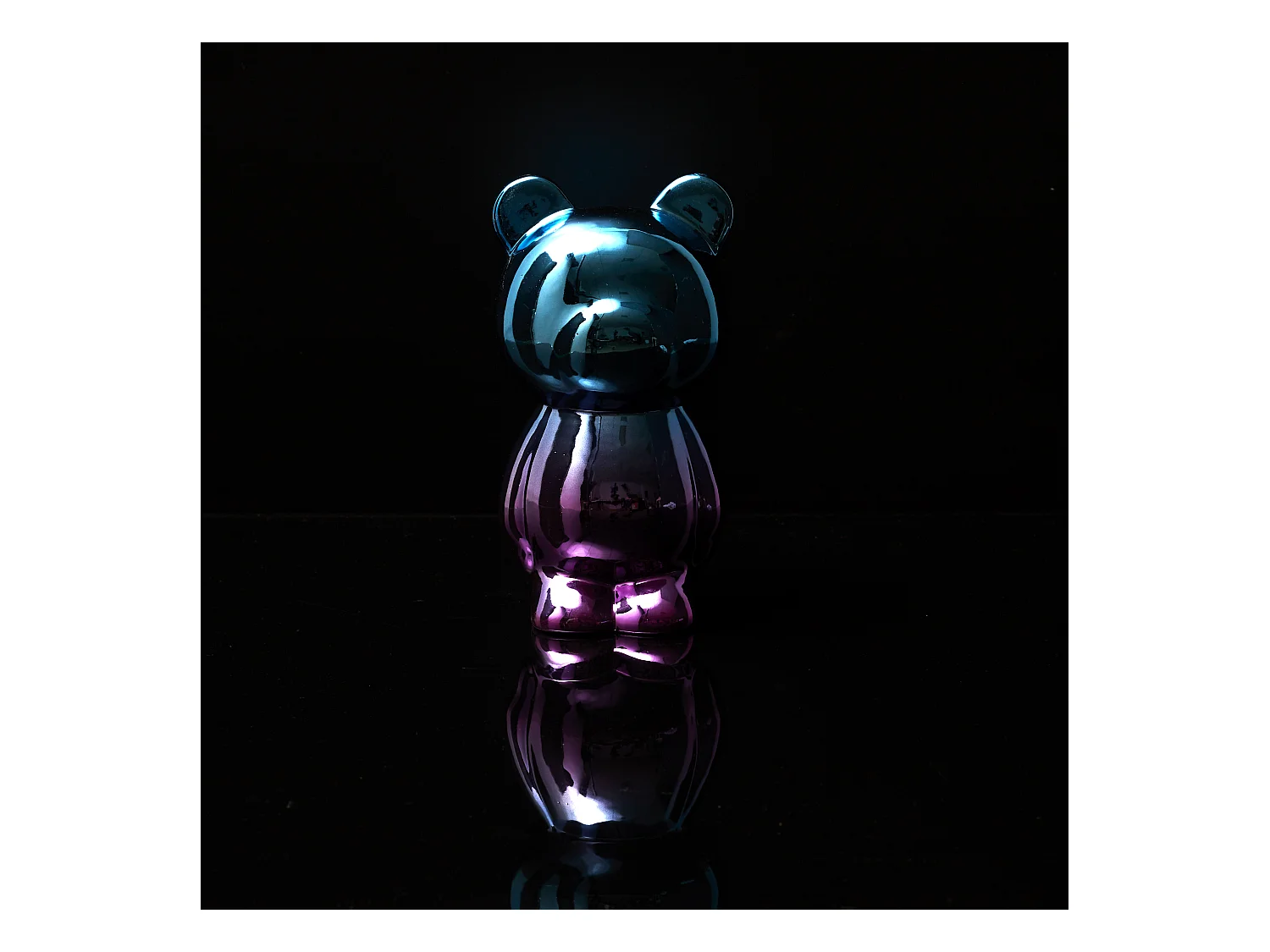 Crazy Electroplate H21.5cm Multicolore