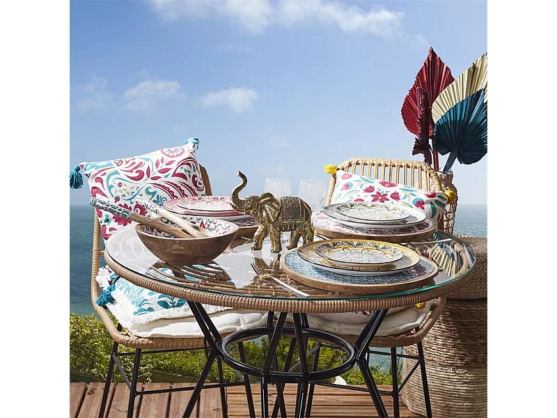 Statuette Déco "Éléphant" 21cm Doré