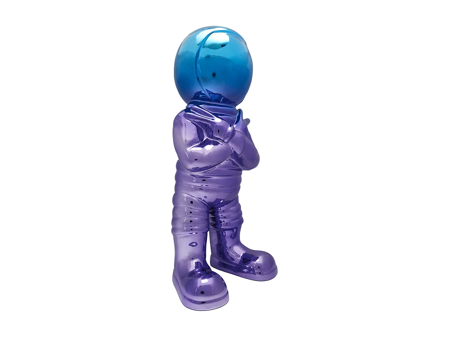 Astronaute Electroplate H33cm Multicolore