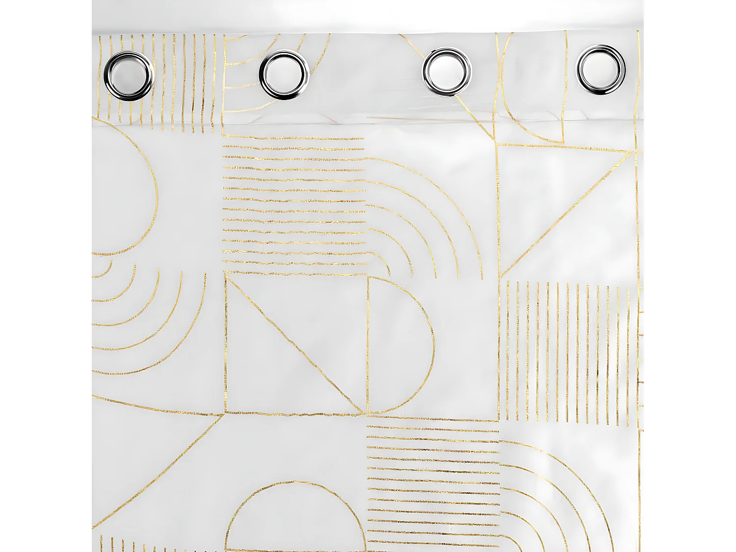 Rideau Voilage à Œillets "Lineor" 140x240cm Blanc