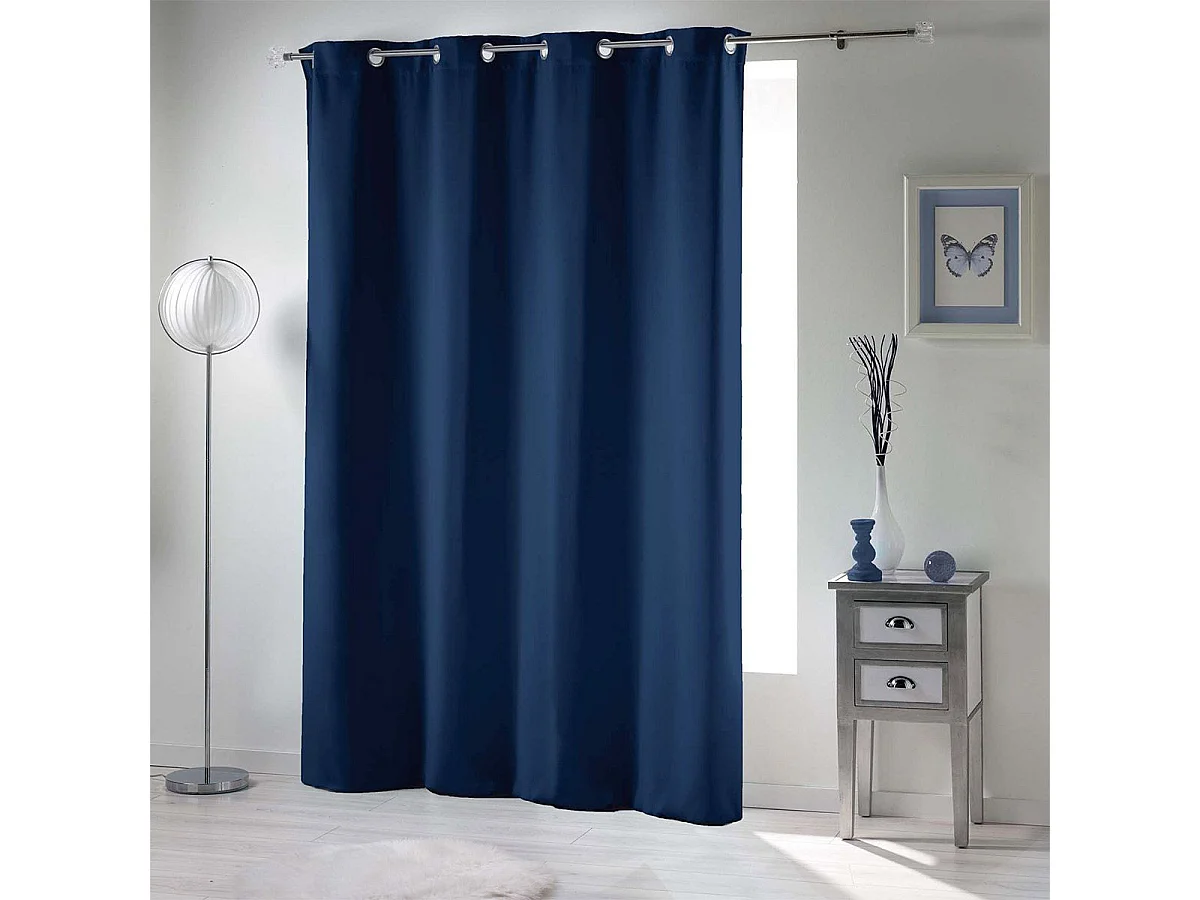 Rideau Occultant "Occult" 135x280cm Bleu Navy