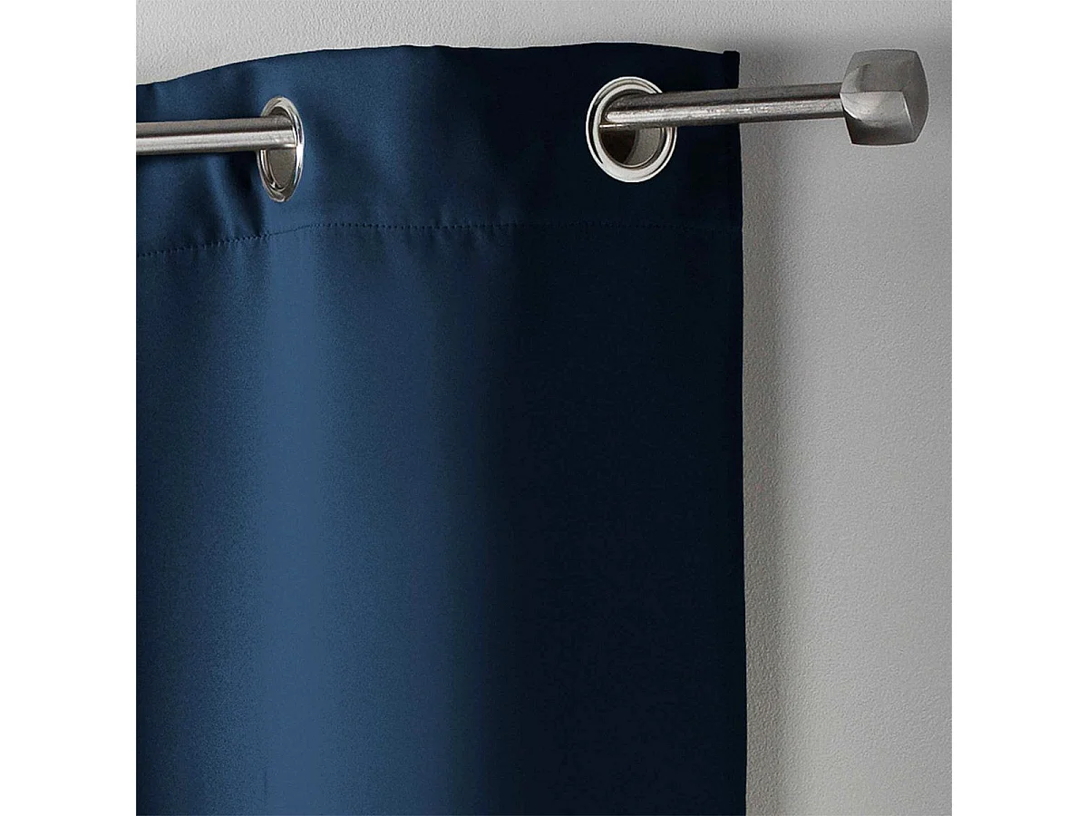 Rideau Occultant "Occult" 135x280cm Bleu Navy