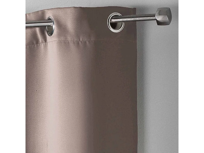 Rideau Occultant "Occult" 135x280cm Noisette