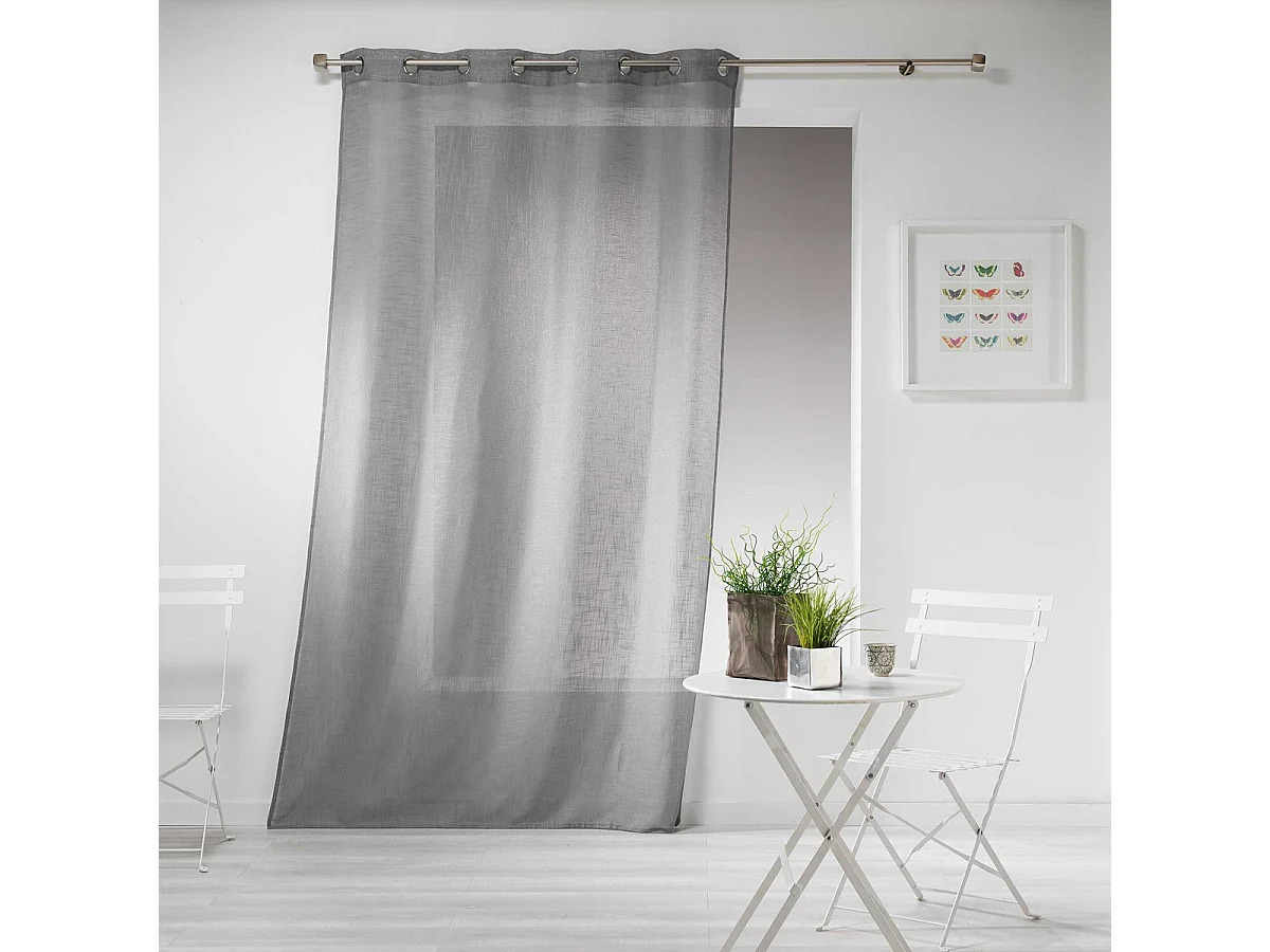 Rideau Voilage "Haltona" 140x240cm Gris