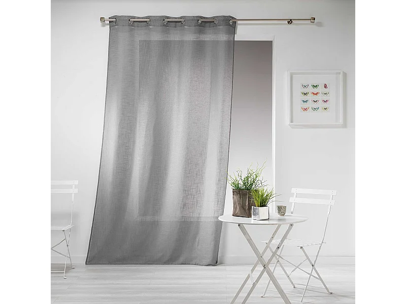 Rideau Voilage "Haltona" 140x240cm Gris