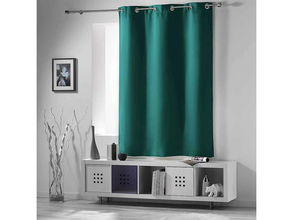 Rideau Occultant "Occult" 135x180cm Émeraude