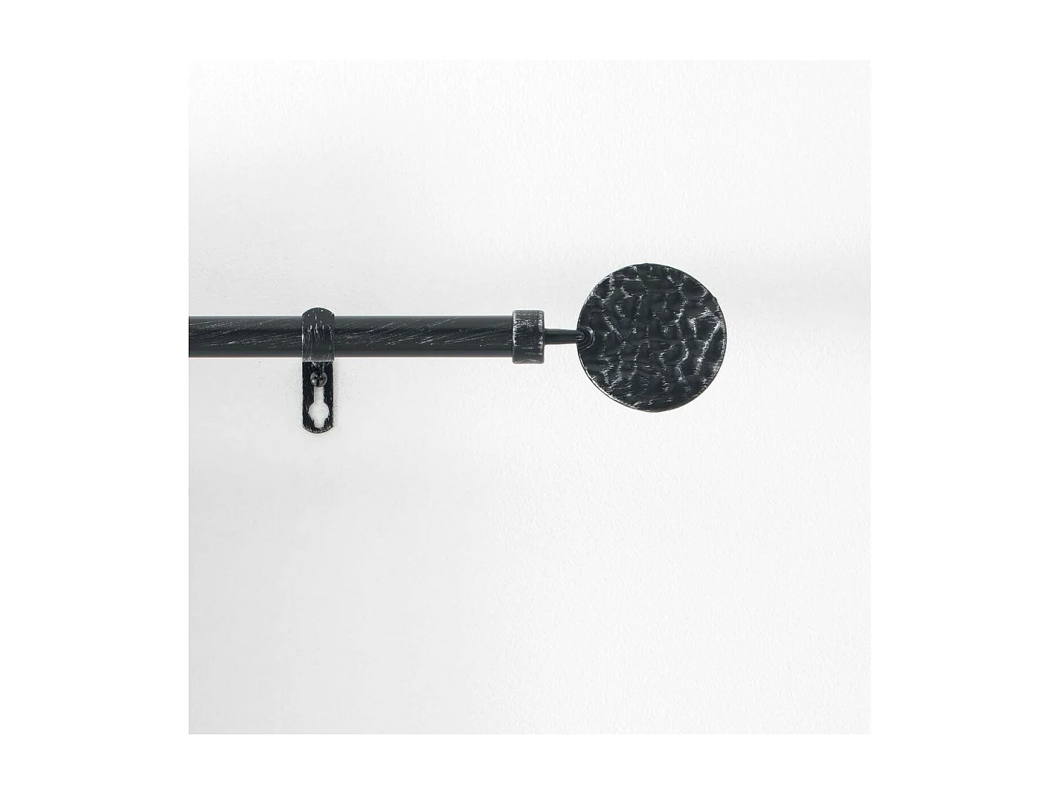 Kit Tringle Déco Extensible "Bullette" 120-210cm Noir