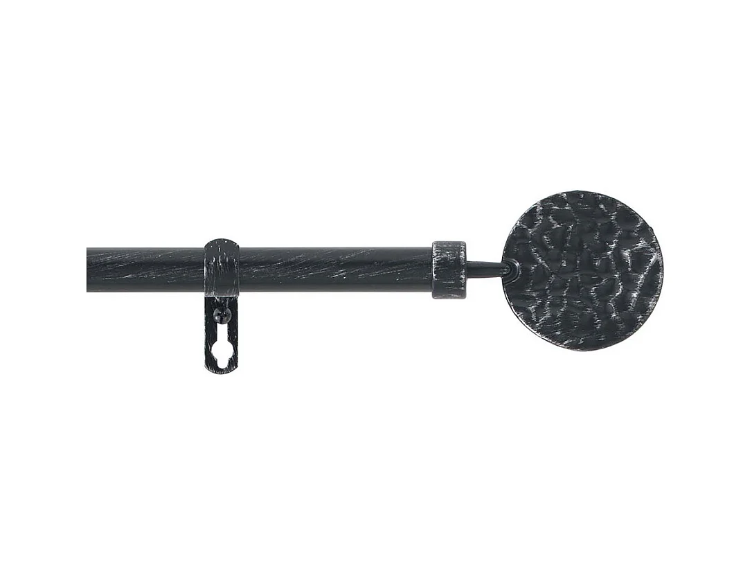 Kit Tringle Déco Extensible "Bullette" 120-210cm Noir