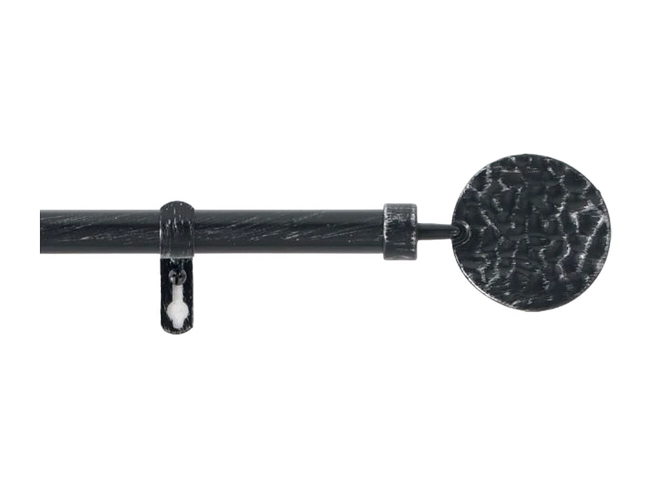 Kit Tringle Déco Extensible "Bullette" 120-210cm Noir