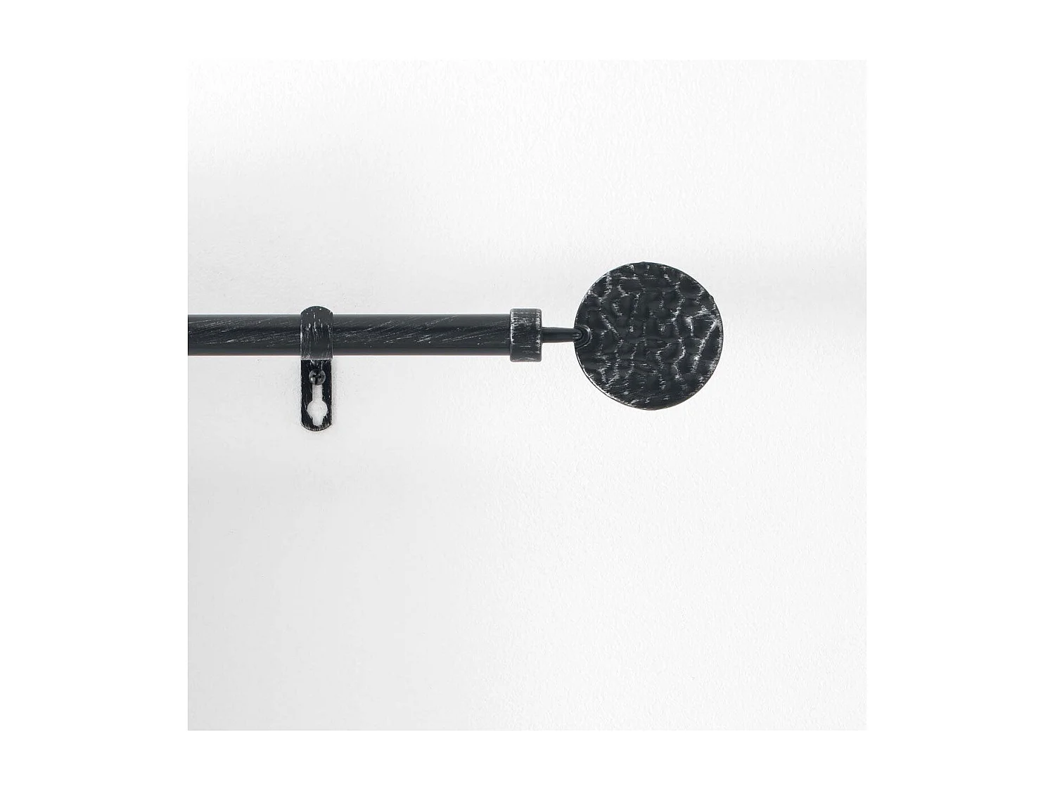 Kit Tringle Déco Extensible "Bullette" 120-210cm Noir