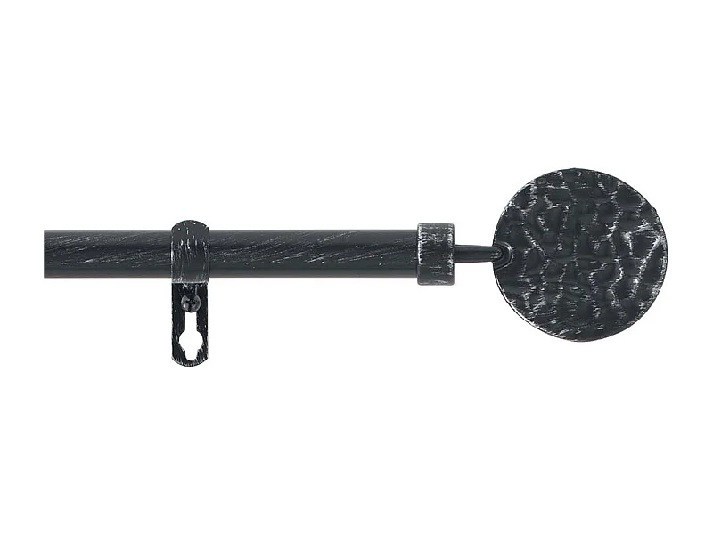 Kit Tringle Déco Extensible "Bullette" 120-210cm Noir