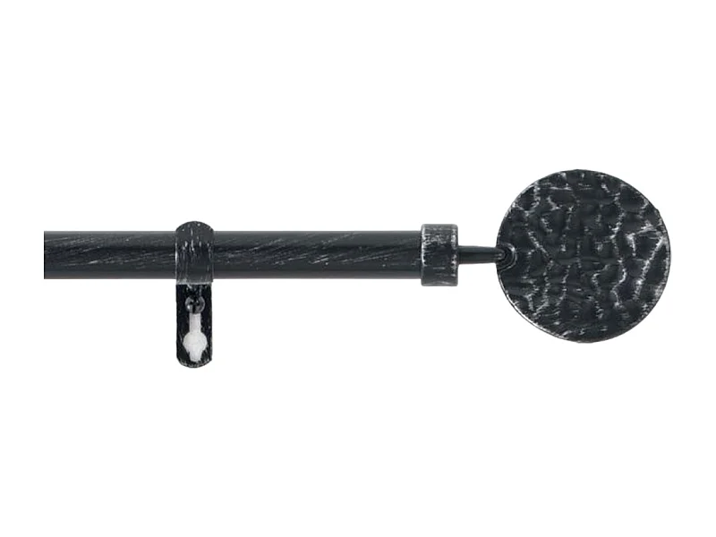 Kit Tringle Déco Extensible "Bullette" 120-210cm Noir